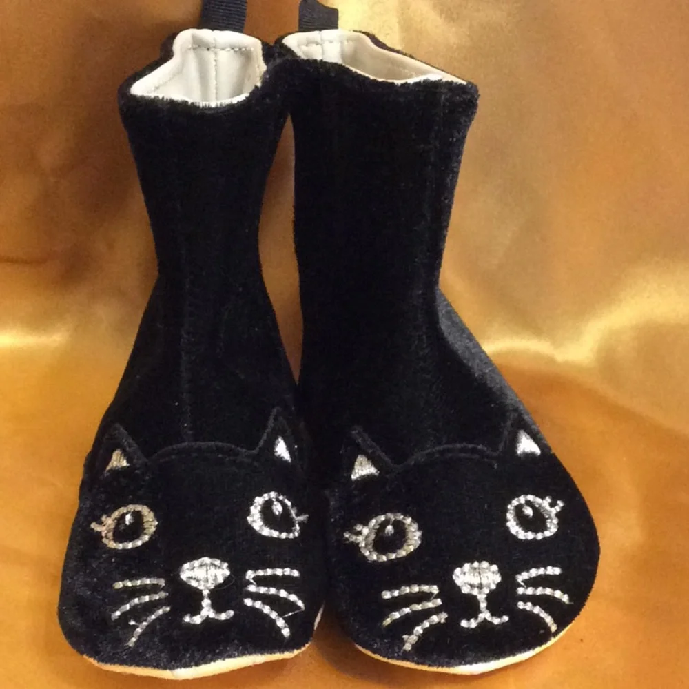 NWT Old Navy Kitten Boo, black velvet infant, NWT
